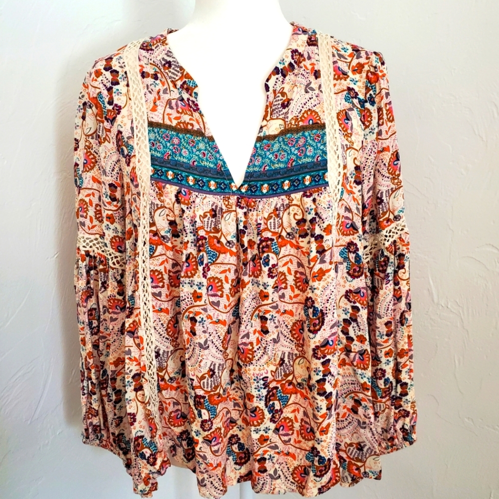 Sundance Catalog Evalina High Low Top
